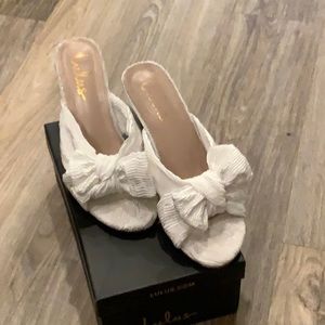 Off White/Ivory Lulu Heels